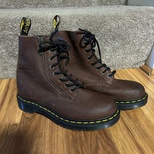 Dr Martens Woman's Brown Boot Sz 6